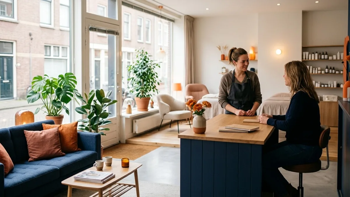 Interieur van een moderne schoonheidssalon